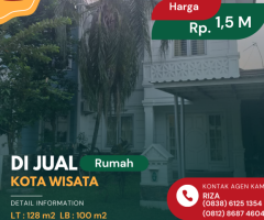 Jual rumah mewah Kota Wisata