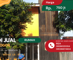 Dijual rumah Siap Huni di Bogor